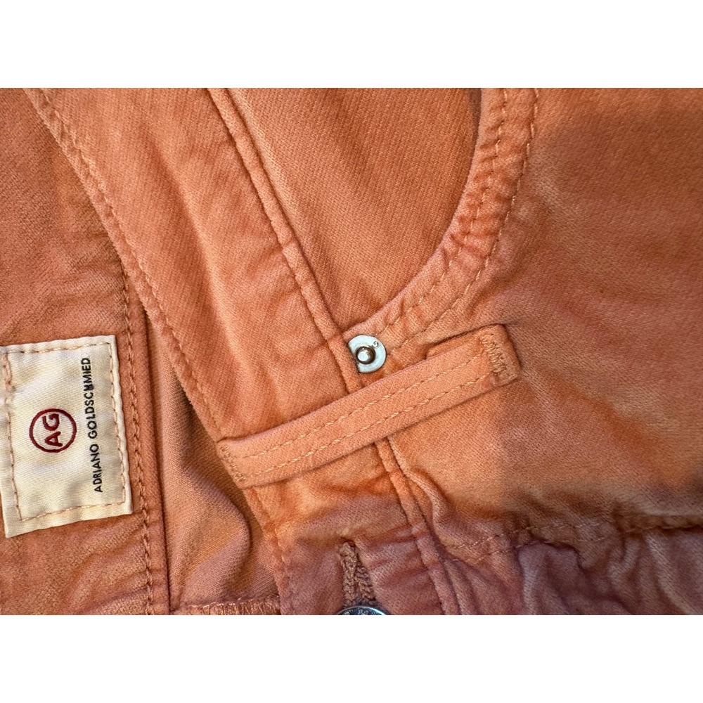 AG Adriano Goldschmied The Legging Super Skinny Corduroy Pants Rose Pink 25R - Picture 5 of 7